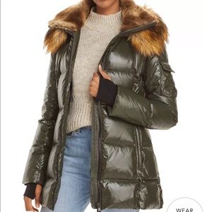 Bloomingdale’s Green Puffer Coat